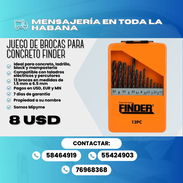 🔨 JUEGO DE BROCAS PARA CONCRETO FINDER 13 PCS 💰 PRECIO: 8 USD - Img 57078465