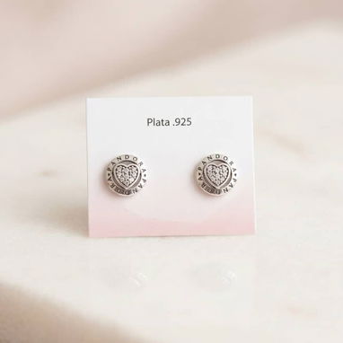 Aretes Pandora de plata s925 - Img 122679962