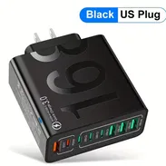 Cargador 8 en 1 con Carga Rapida PD y QC 3.0 - Img 56430716
