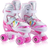 ☎️53544655 🛵 Entrega Disponible ⭐Patines Ajustables para Niños y Niñas – Color Blanco y Rosa ⭐ - Img 58015534