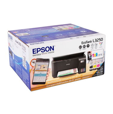 MultiTech - Impresora Multifunción EPSON EcoTank L3250 WiFi 3-en-1 .. NUEVA EN CAJA - Img 60841097