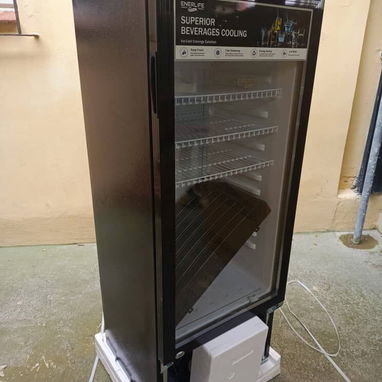 Exhibidora Vertical 7 pies Marca ENERLIFE negra precio $490 USD Transporte Incluido Factura y garantía - Img 116469397