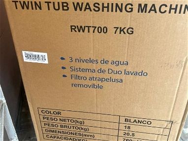 !!! (Nueva) Lavadora semiautomática Royal  7 kg - Img 67458867