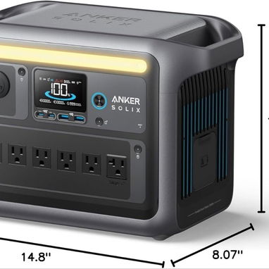Estación de energía portátil Anker Solix C1000X - 2/5