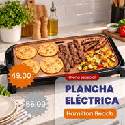 Plancha eléctrica hamilton beach | antiadherente - Img 58374167