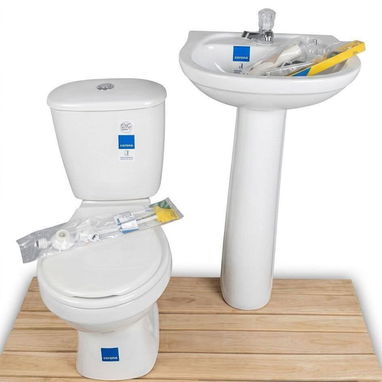 Juego de baño marca corona ( tasa de baño marca corona) - Img 123277174