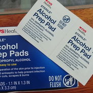 Alcohol Prep Pads - Toallitas/Almohadillas con alcohol ($800) - Img 56394124