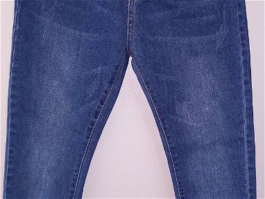 Jeans elastizados de mujer, azul oscuro y azul claro - Img main-image