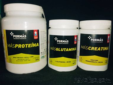 Proteínas suplementos weyprotein, creatina , glutamina - Img 68007431