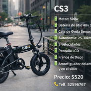 !!!BICICLETA ELECTRICA CS3 500W... PRECIO 520 USD - Img 55994659