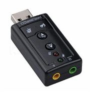 Tarjeta de sonido 7.1 Transforma un puerto USB en entrada y salida de audio Aux 3.5mm 7.1 canalessoporta.Nuevo📦 - Img 45836650