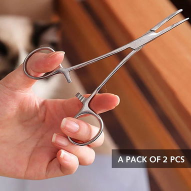 2 Pinzas Hemostáticas Profesionalesde /acero inoxidable - 2/5