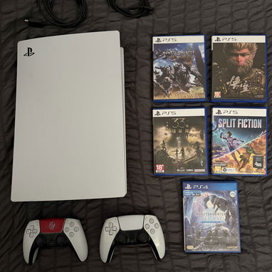 🎮 Vendo PS5 Fat de 1 TB, con lector de discos, en perfecto estado y lista para disfrutar.  Incluye dos mandos y 5 juego - 2/2