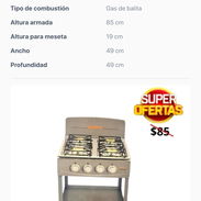 Cocina de gas con organizador - Img 52435867