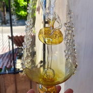 Copa de cristal soplado con bailarina Vintage Siglo pasado - Img 54698083