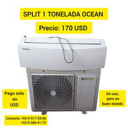 SE VENDE SPLIT 1 TONELADA MARCA OCEAN. - Img 56018297