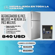 ❄️ REFRIGERADOR 16 PIES + NEVERA 3.5 PIES MILEXUS 💲840 USD - Img 53830134