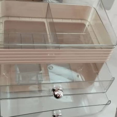 Organizador Para Maquillaje de 3 niveles  Con 2 Gavetas / organizador de maquillaje - 4/4
