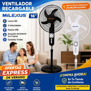 Ventilador Recargable Milexus 16" - Img 55865960