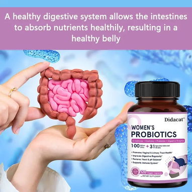 Probiótico Digestivo mujer DIDACAT Women’s Probiotic – 120 cápsulas - Img 121635664