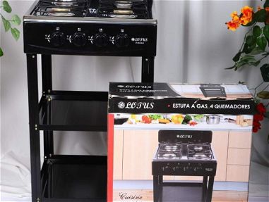 Cocina de 4 hornillas con estantes cocina de meseta - Img main-image-45593159
