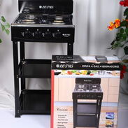 Cocina de 4 hornillas con estante cocina de 4 hornillas para meseta cocina para meseta de 4 hornillas - Img 45597588