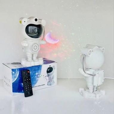 Proyector astronauta 📽️ de galaxia 🌌 con bocina y bluetooth ✨ - 2/3