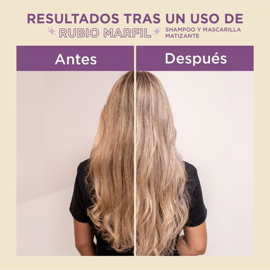 Set de Shampoo y Mascarilla Matizante Rubio Marfil - Img 123346785