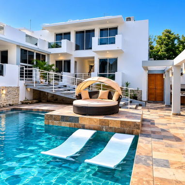 Renta por tiempo indefinido de villa de lujo con piscina en Santo Suárez | OCT-001 🔷️ - 2/8