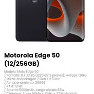 Motorola Edge 50 (12/256GB) Modelo: Moto Edge 50. Nuevo con garantía - Img 53589319