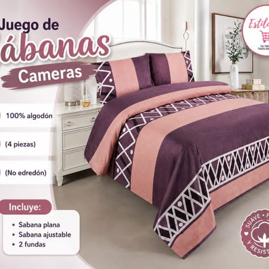Juegos de sábanas cameras - 10/10