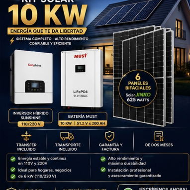 Todo en ecoflou kit solares kit todo en uno paneles - 4/10