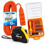 Kit básico de herramienta (cinta métrica y juego de destornillador de precisión 32 en 1) con extensión eléctrica de 🎁 - Img 57382301