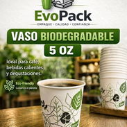 Vasos biodegradables de 5oz (100 U pqt) - Img 57816217