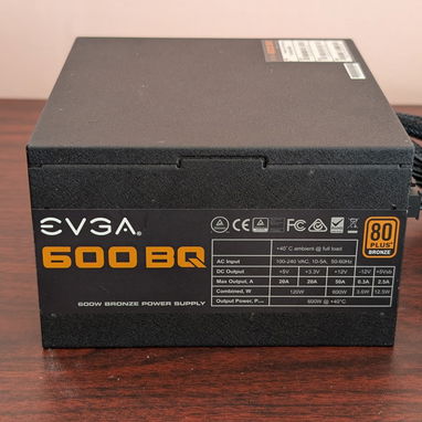 Fuente de alimentación certificada 80 plus bronce   (EVGA 600 BQ) - 2/2