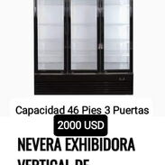 Nevera Exhibidora G-PLUS 46 Pies. 3 Puertas - Img 45523752