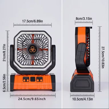 Ventiladores recargables FX13. - 2/5