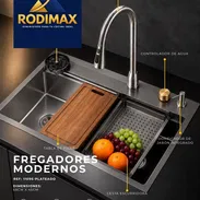 Fregaderos inteligentes modernos con accesorios - Img 57514014