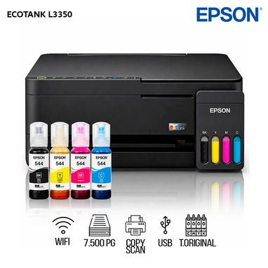 Impresora Epson EcoTank L3350 WiFi – Nueva versión de la L3250, más rápida y compacta - 2/2