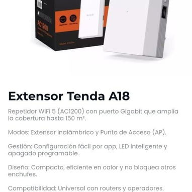 Extensor rango wifi variedad .Tenda A18 AC1200, Jancane N300, ROQRL AC1200 Dual Band sellado caja todo garantia tienda F - Img 124438797