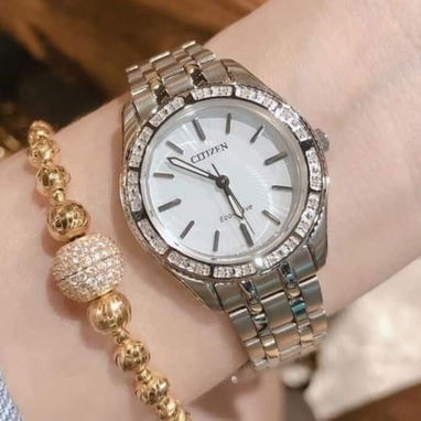 RELOJ CITIZEN ECODRIVE CARINA CON ESFERA BLANCA (EM0240-56A) DE MUJER , 29MM EN ACERO INOXIDABLE , A ESTRENAR  58049738 - Img 121626416