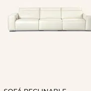 Sofá reclinable de tres plaza - Img 55373602