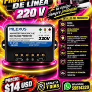PROTECTOR DE VOLTAJE DE LINEA MILEXUS 220V NUEVO EN SU EMPAQUE CON ENTREGA DE FACTURA PARA SU GARANTÍA. VARIEDAD - Img 57443183