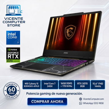 👉Laptops Potentes para Juegos y Edición‼️en Vicente Computer - Img 124409013