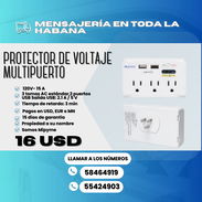 ⚡ PROTECTORES DE VOLTAJE MULTIPUERTO ✅ 110 V 💲16 USD - Img 53150883