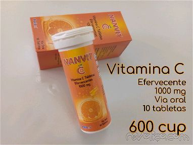 Vitaminas C efervecentes 1000 mg Sabor naranja - Img main-image-45655302