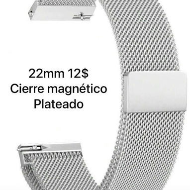 Manillas para reloj 22mm en 12$ - 6/8
