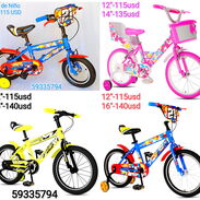 Llegaron las Bici mas bellas y baratas del mercado 🌈 Bicicletas de niños 12"-115 USD,14-135, 16"-140 nuevas, acepto pag - Img 45506815