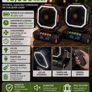 🔥 ¡SUPER OFERTA DE VENTILADORES RECARGABLES F22 X CANTIDAD! 🔥 (40,000 mAh) - Img 57949722