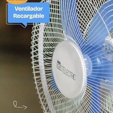 VENTILADORES RECARGABLES 16 PULGADAS DE MESA CON PANEL SOLAR se acetptan pagos por Zelle y cash - Img 122277999